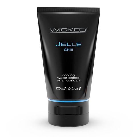 Анальный охлаждающий лубрикант WICKED JELLE CHILL на водной основе - 120 мл. - Wicked 90228