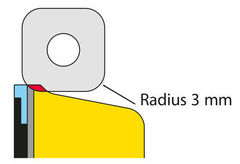 Лезвие для кантореза Toko Spare Knives Radius 3 Blade - 2
