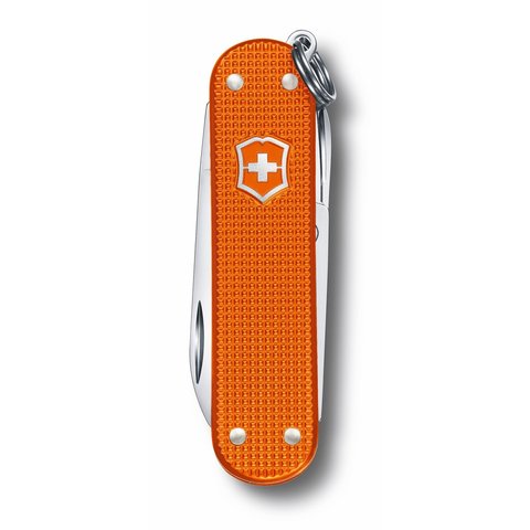 Нож-брелок Victorinox Classic Alox LE 2021, Tiger Orange (0.6221.L21)