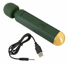 Зеленый wand-вибромассажер Luxurious Wand Massager - 22,2 см. - 