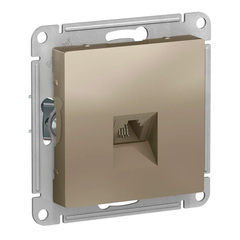 РОЗЕТКА тел. RJ11, мех, шампан  ATN000581