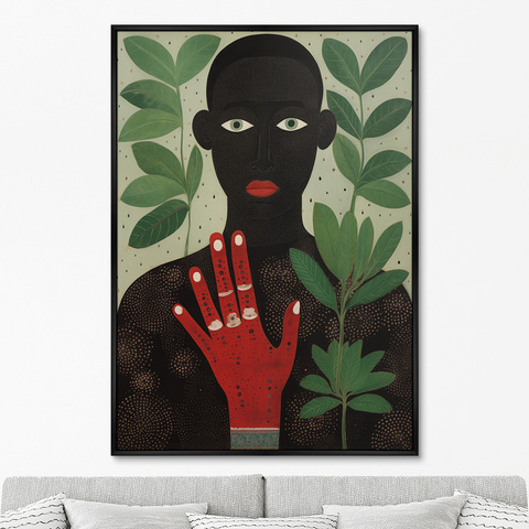 ArtNoMore - Репродукция картины на холсте The Tribe man, No 2, 2024г.