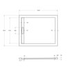 Cezares TRAY-AS-AH TRAY-AS-AH-100/80-30-W Поддон из искусственного мрамора