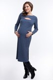 Платье для беременных 08921 синий