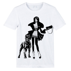 Футболка "Я гуляю с Кане Корсо"