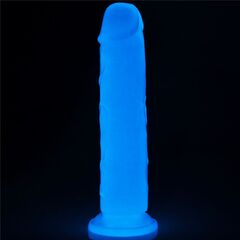 Прозрачный, светящийся в темноте фаллоимитатор Lumino Play Dildo - 21 см. - 