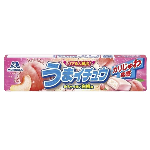 Жевательные конфеты со вкусом персика Morinaga Uma-ichi, 55,2 гр
