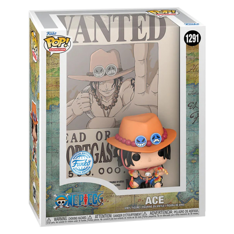 Фигурка Funko POP! One Piece Ace (Wanted Poster) (Exc) (1291)