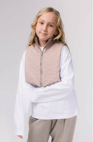 Манишка с шерстью