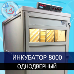 Инкубатор на 8000 яиц ИФ-8000-МЭЛ Однодверный
