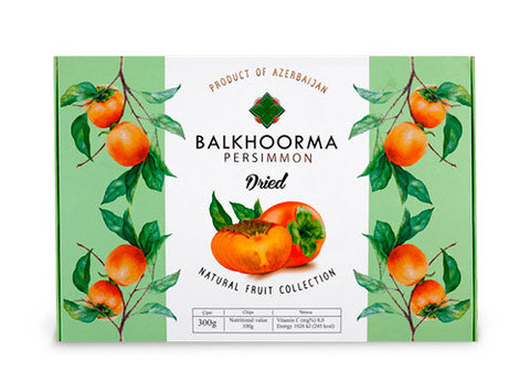 Сушеная хурма BalkHoorma, чипсы, 300г