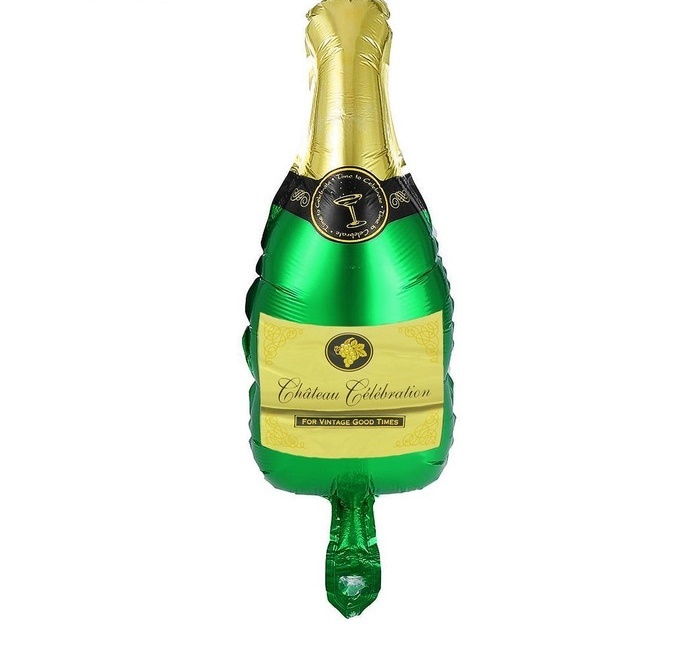 К  Мини-фигура, Бутылка шампанского, 9''/22 см, 5 шт.