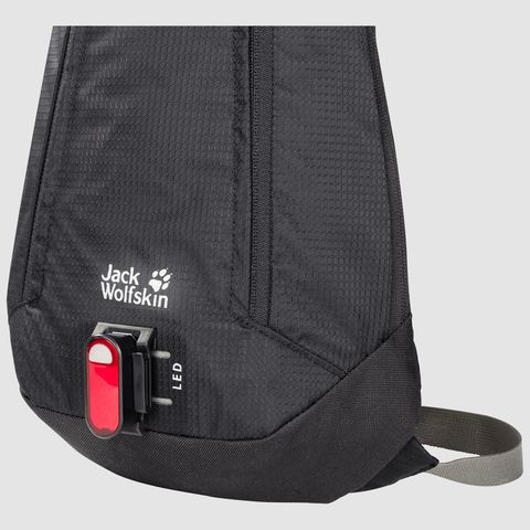 Картинка рюкзак однолямочный Jack Wolfskin Delta Bag Air black - 3