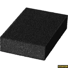 STAYER Р180, 100 х 68 х 26 мм, четырехсторонняя, шлифовальная губка(3560-3)