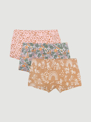 Трусы-шорты для девочки Mjölk Сет из 3х штук, Карамельный