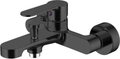 Aquanet AF300-20B AF300-20B Aquanet Passion, смеситель для ванны, черн.мат (243295)