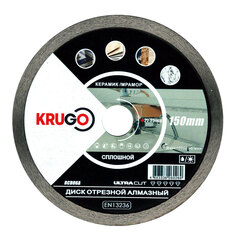 Диск алмазный ультратонкий сплошной 150x1,6x22,23x8 мм KRUGO RCD06A