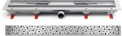 Трап линейный для пола, боковой слив MCH CH650/50S1