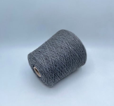 Бобинная пряжа (пр.Италия) art-Mongolia 2/700 350м/100гр, 70% Меринос, 20%Як, 10%Шелк цвет-Серо-голубой,неоднотонный, арт.33728
