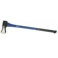 Топор -колун КОБАЛЬТ серия ПРОФИ 2000 гр., кованый, полукруглое лезвие, фибергласовое топорище, 