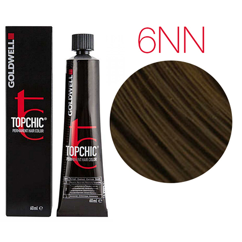 Goldwell Topchic 6NN (темно-русый - экстра) - Стойкая крем-краска