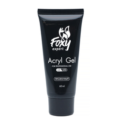 Акрил-гель (Acryl gel) #прозрачный, 60 ml