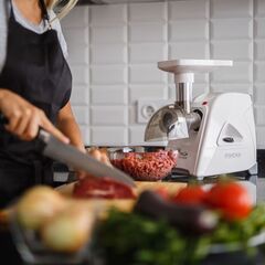 Мясорубка электрическая Аксион, М 35.01, 1500 Вт, реверс, 1.7 кг/мин