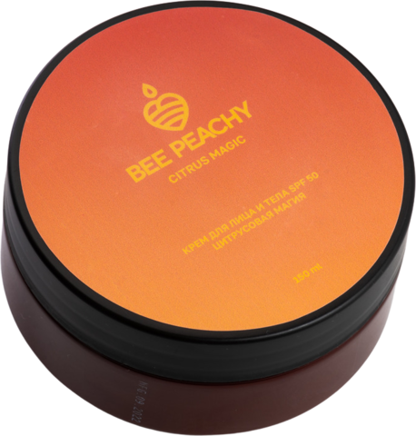 Bee Peachy Крем для лица и тела spf 50 Цитрусовая магия