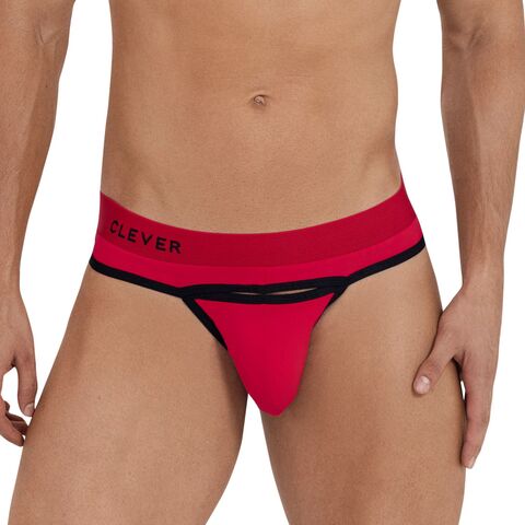 Красные мужские трусы-стринги Celestial Thong - Clever Masculine Underwear 114705