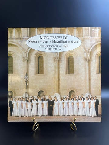 Monteverdi . Венгрия. Made in Hungary. Пластинка виниловая 12 дюймов. Messa a 4 voci da capella