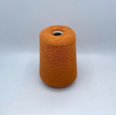 Бобинная пряжа (пр.Италия),1500м/100 гр. 80%шерсть, 20%полиамид, цвет-Хурма,арт-31835