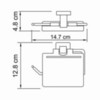 Держатель туалетной бумаги WasserKraft Lippe K-6525