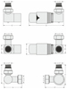 Сунержа 051-1422-0000 Автоматический терморегулятор 3D правый G 1/2" НР х G 3/4" НГ (набор) (Состаренная ЛАТУНЬ)