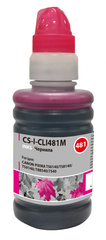 Чернила Cactus CS-I-CLI481M Пурпурный / Magenta 100мл для Canon Pixma TR7540/TR8540/TS6140/TS8140/TS9140