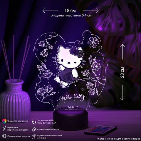 Китти на ветке - Hello Kitty
