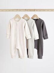 Комбинезон / Cлип для малышей Next D64-603, 3 шт., Бежевый, Серый