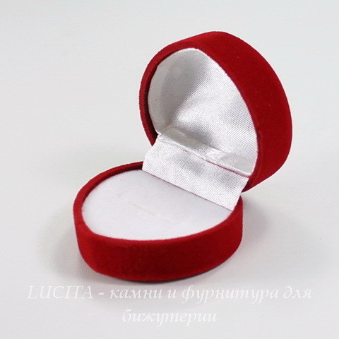 Подарочная коробочка "Сердце" (цвет - красный), 50х44х36 мм