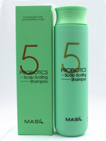 Masil Шампунь для глубокого очищения кожи головы с 5 видами пробиотиков Masil 5 Probiotics Scalp Scaling Shampoo 300мл