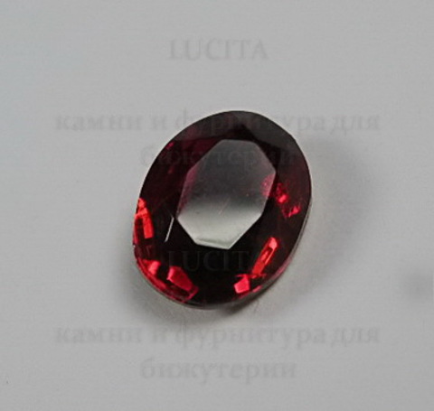 Ювелирные стразы Preciosa овальные Ruby (10х8 мм) ()