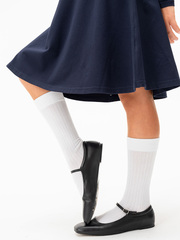 Гольфы детские в рубчик Mjölk White