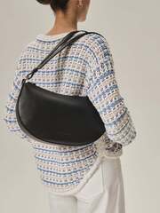 Сумка женская сэддл черный