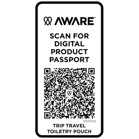 Trip Aware™ дорожная косметичка из переработанного материала 2 л