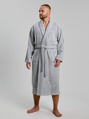 Халат мужской Комфорт-4 Виотекс СВЕТЛО-СЕРЫЙ