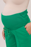 Спортивные брюки для беременных 15828 зеленый