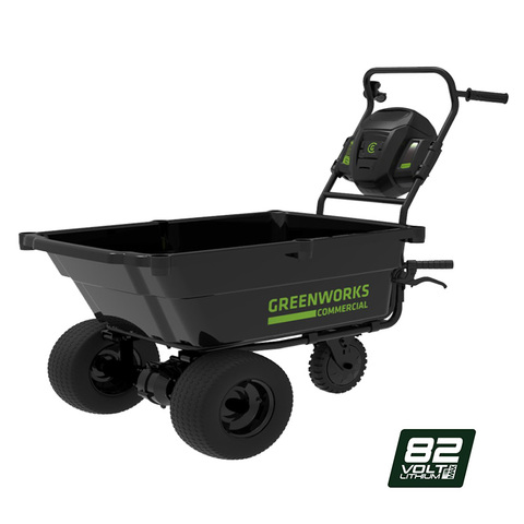 Садовая тележка Greenworks 82GC 82V (106л) самоходная аккумуляторная, без АКБ и ЗУ