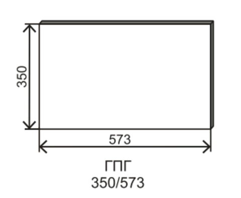 Кухня Манго фасад торцевой ГПГ