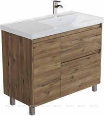 Aquanet 365915 Тумба с раковиной Nova Lite 2.0 100 R напольная цв. дуб рустикальный (365915) фото