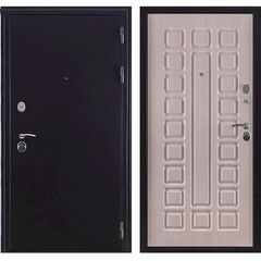 Купить Входная дверь Спартак Стандарт антик тёмное серебро ПВХ белёный дуб