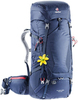 Картинка рюкзак туристический Deuter Futura Vario 45+10 Sl Navy - 1