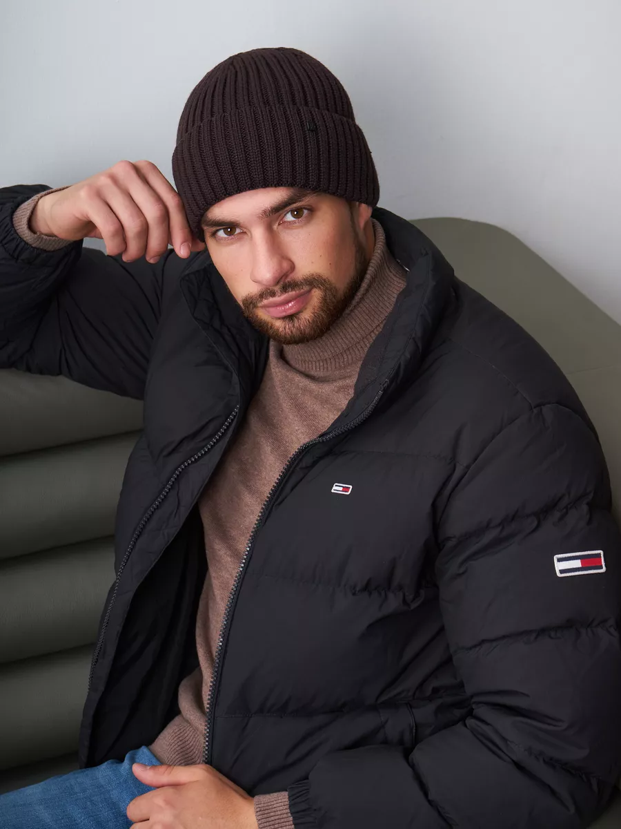 Шапка бини зимняя весенняя с флисом